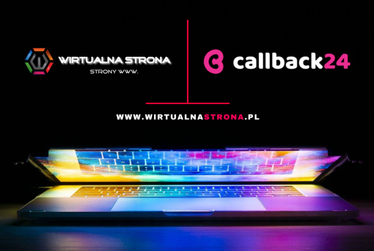 wirtualna strona oraz callback24 baner przedstawiający loga dwóch firm